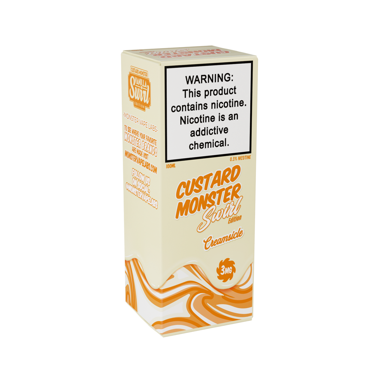 Custard Monster Swirl Premium E-Liquid 100ml