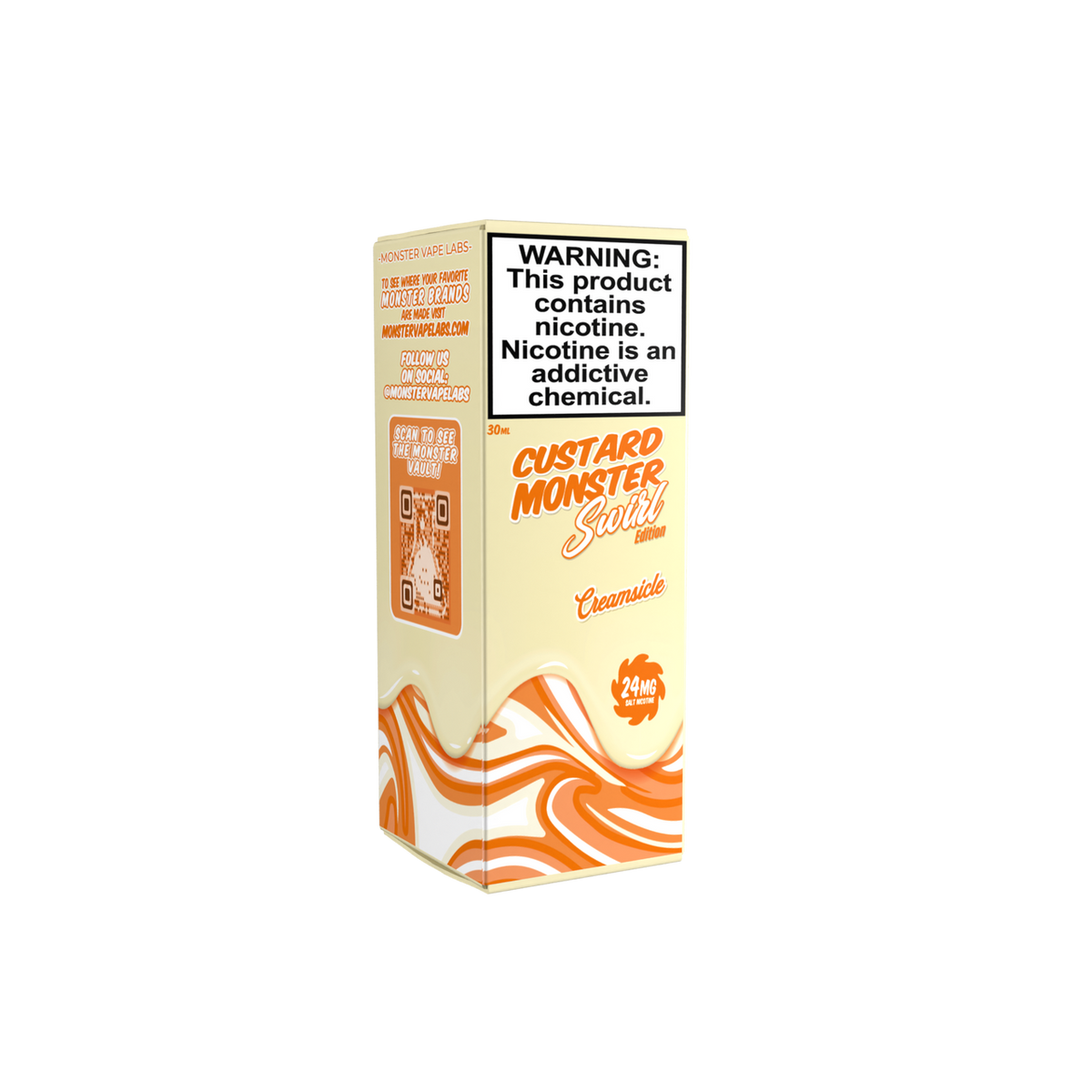 Custard Monster Swirl Edition Salt Nic Premium E-Liquid 30ml