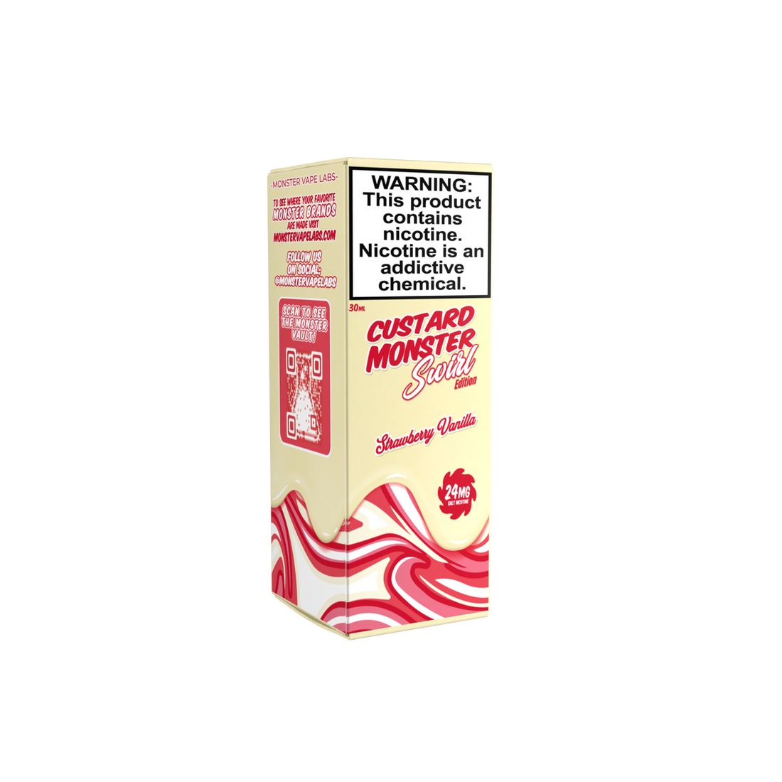 Carregar imagem no visualizador da Galeria, Custard Monster Swirl Edition Salt Nic Premium E-Liquid 30ml
