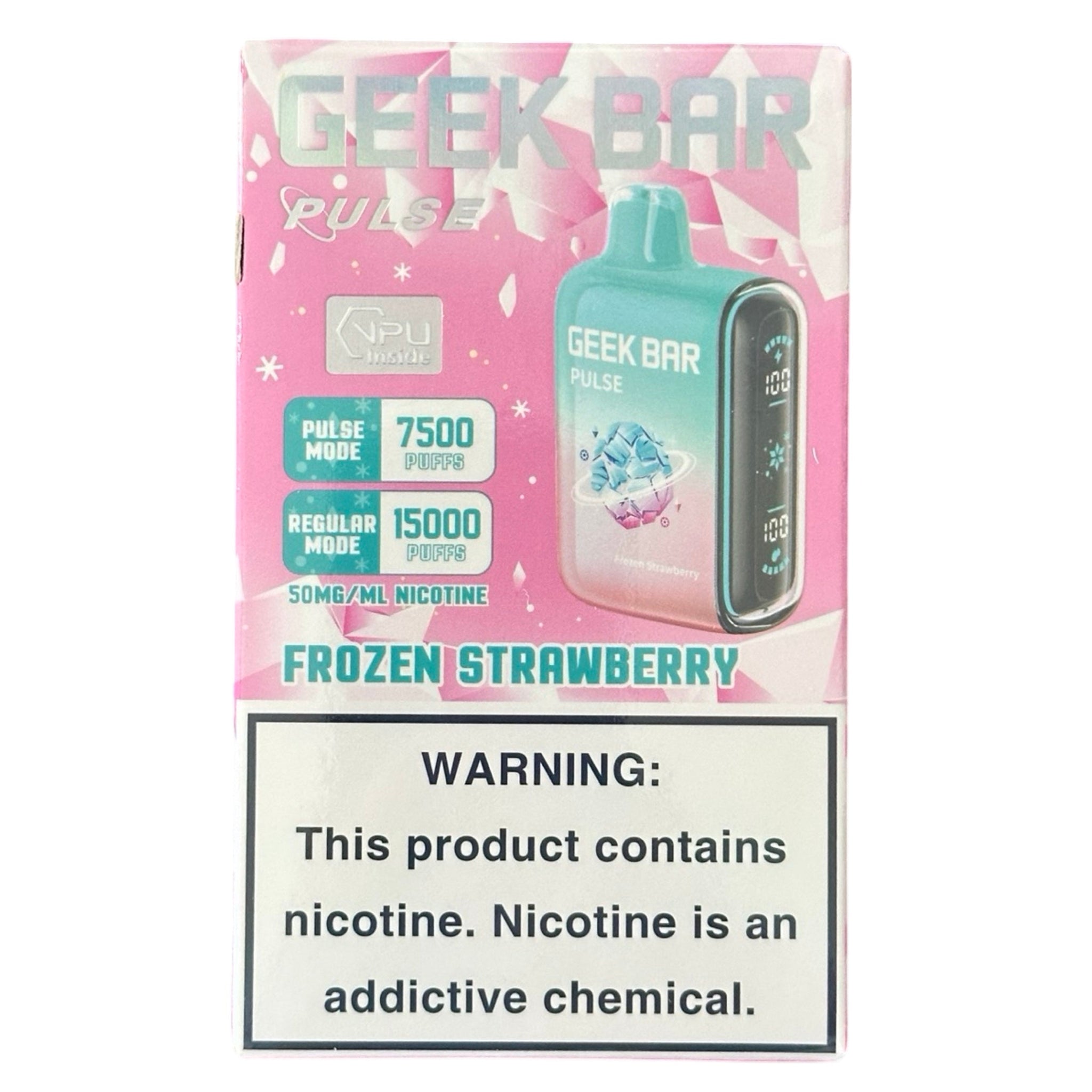 Frozen Flavor Geek Bars Frozen Strawberry Vape Pod All - NEW FLAVORS GEEK BAR PULSE FROZEN LINE Frozen Flavor Geek Bars Frozen Strawberry Vape Pod All - NEW FLAVORS GEEK BAR PULSE FROZEN LINE