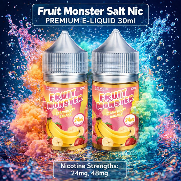 Fruit Monster Salt Nic Premium E-Liquid 30ml - E-Liquidi Nic Salt