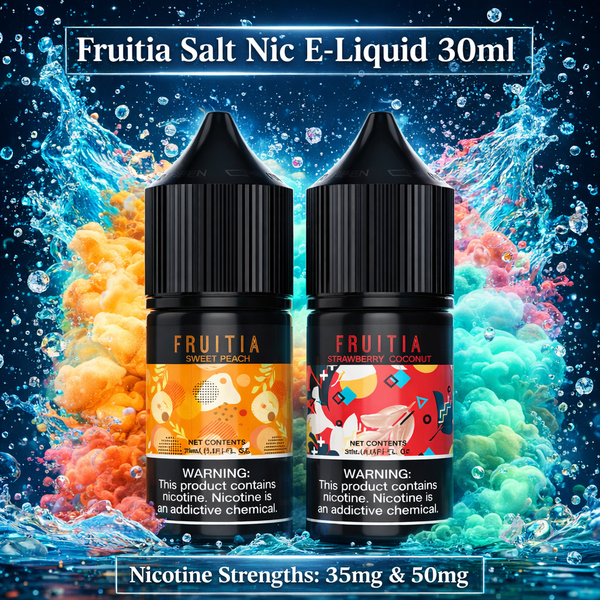Fruitia Salt Nic E-Liquid 30ml - Müüjad