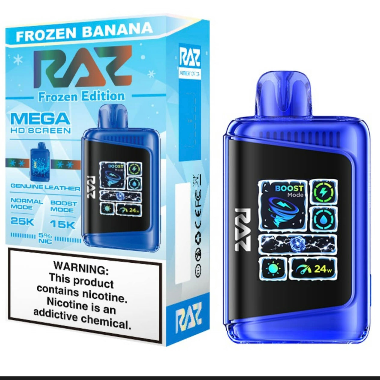 Raz Vape Made Pod Juice X RAZ Jewel Spearmint 100ML Raz Vape Made Pod Juice X RAZ Jewel Spearmint 100ML
