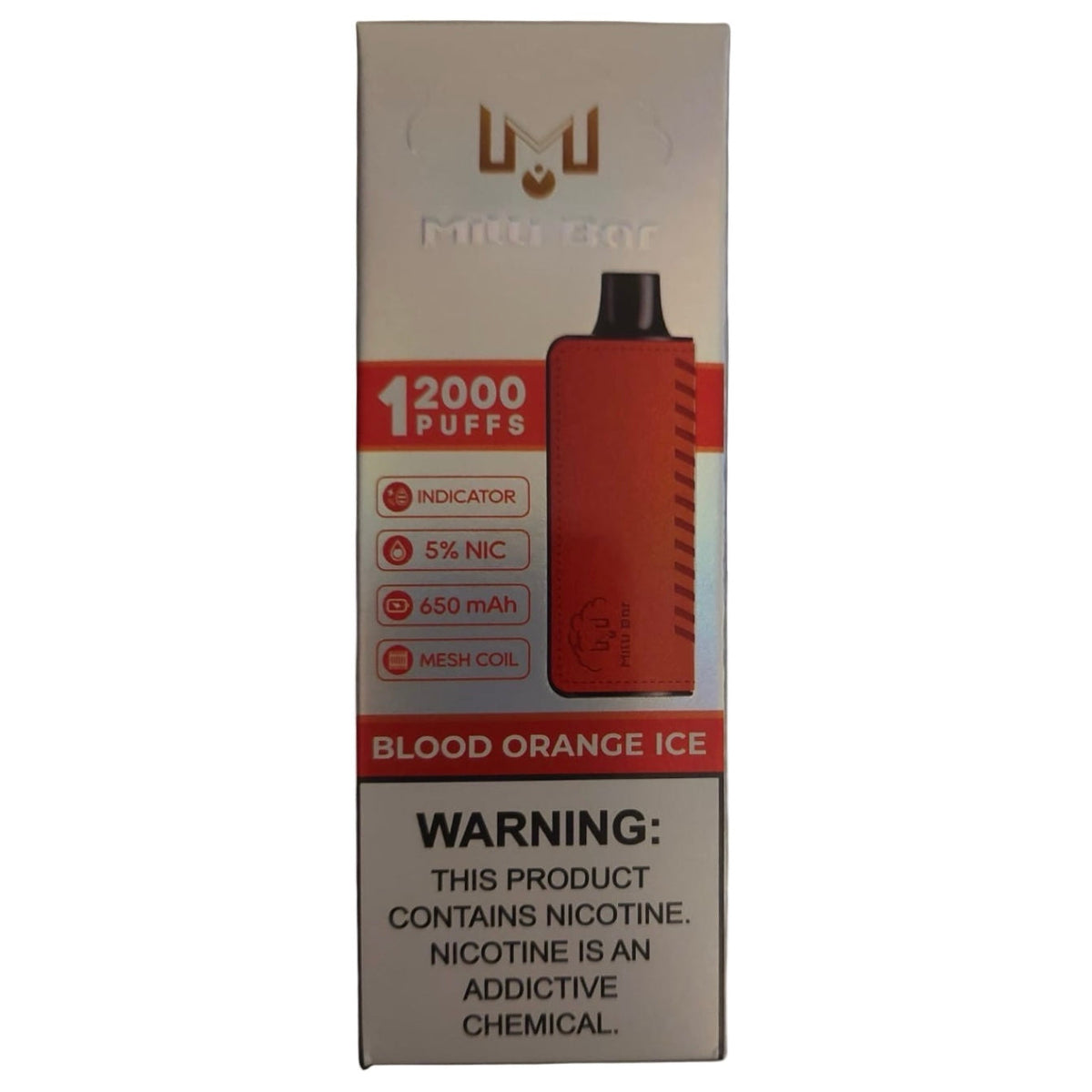 Blood Orange Ice - Milli Bar 12000