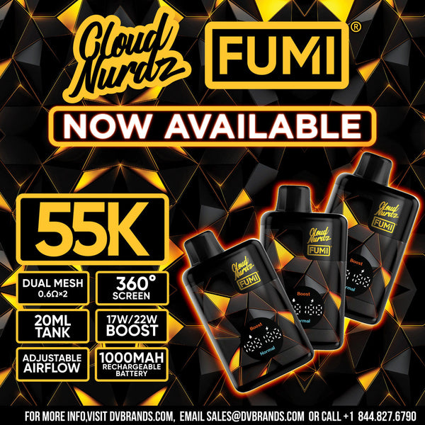 Cloud Nurdz x FUMI 55K - 20 mg nikotin – eldobható vape