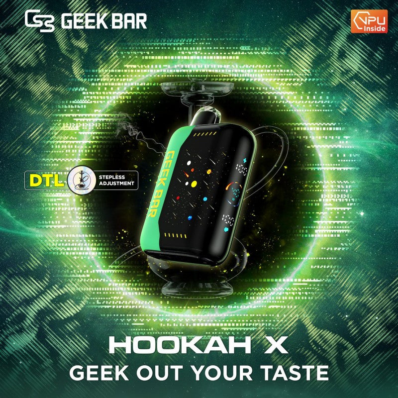 Lataa kuva gallerian katseluohjelmaan, Geek Bar Hookah X 25K
