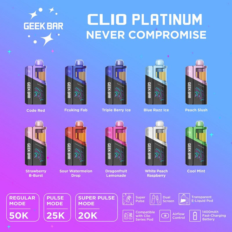Naloži sliko v pregledovalnik galerije, Komplet Geek Bar CLIO Platinum 50K
