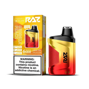 Georgia Peach Disposable Vape RAZ CA6000 Geek Vape Georgia Peach Disposable Vape RAZ CA6000 Geek Vape