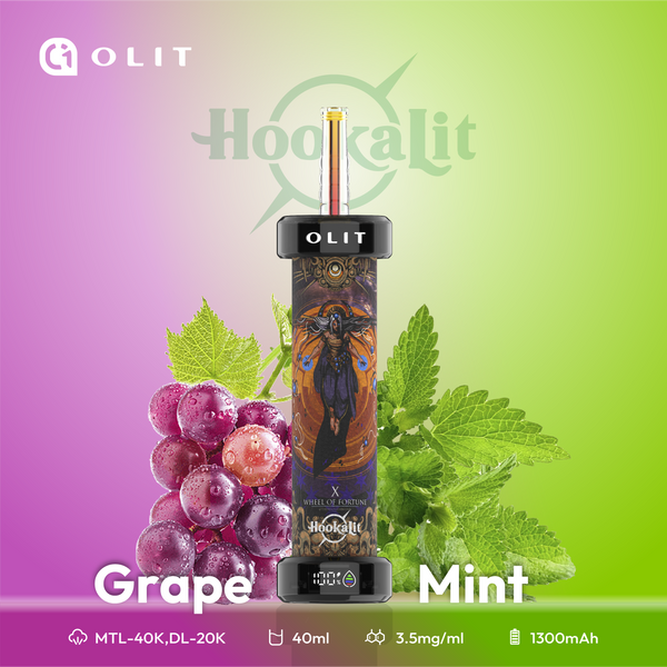 Grape Mint - Olit 40K Shisha - 40K Vapes