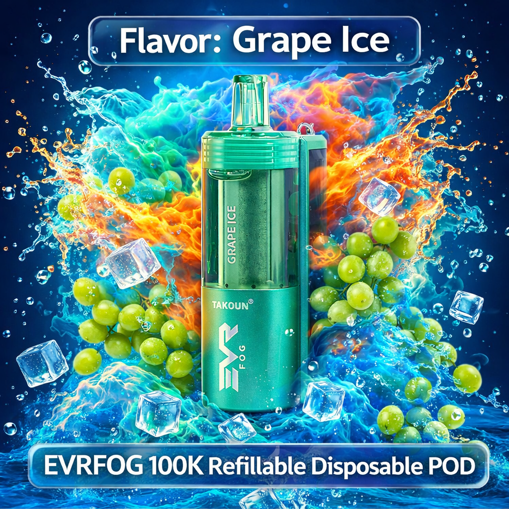 POD reîncărcabil de unică folosință EVRFOG 100K