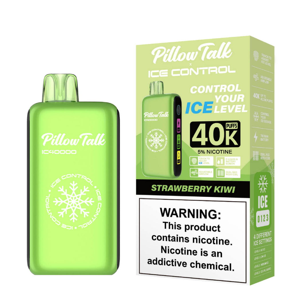 Strawberry Kiwi - Ice Control Vape | Pillow Talk IC40000 Strawberry Kiwi - Ice Control Vape | Pillow Talk IC40000