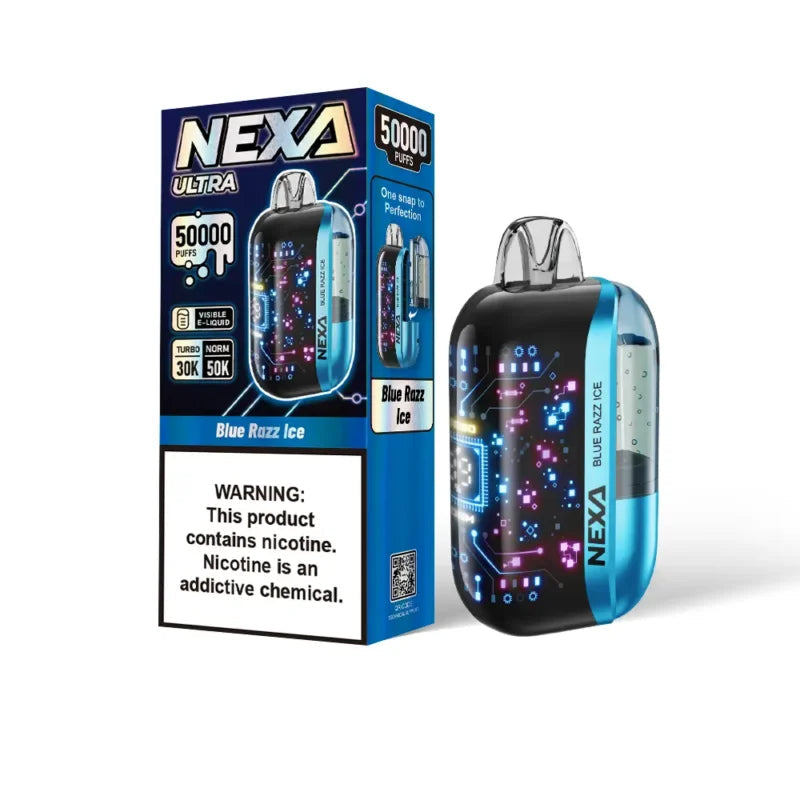 Mėlynas Razz Ledas - NEXA Ultra 50000