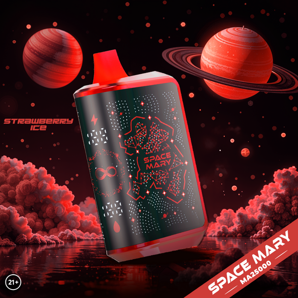 Strawberry Ice - Space Mary MA25000 - 25K Vapes