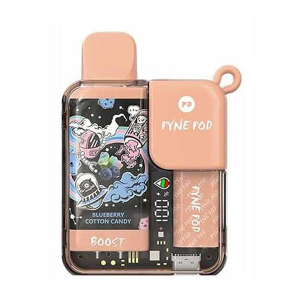 Wata cukrowa o smaku jagód - Pyne Pod Boost 8500 - 8500 Puff Vapes