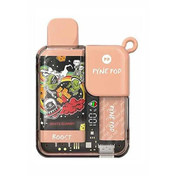 White Gummy - Pyne Pod Boost 8500 - 8500 Puff Vapes