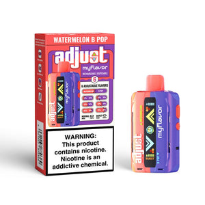 Watermelon B-Pop | Disposable Vape Adjust MyFlavor 40K Watermelon B-Pop | Disposable Vape Adjust MyFlavor 40K