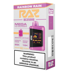 Rainbow Rain - RAZ DC25000 Disposable Vape Experience Rainbow Rain - RAZ DC25000 Disposable Vape Experience