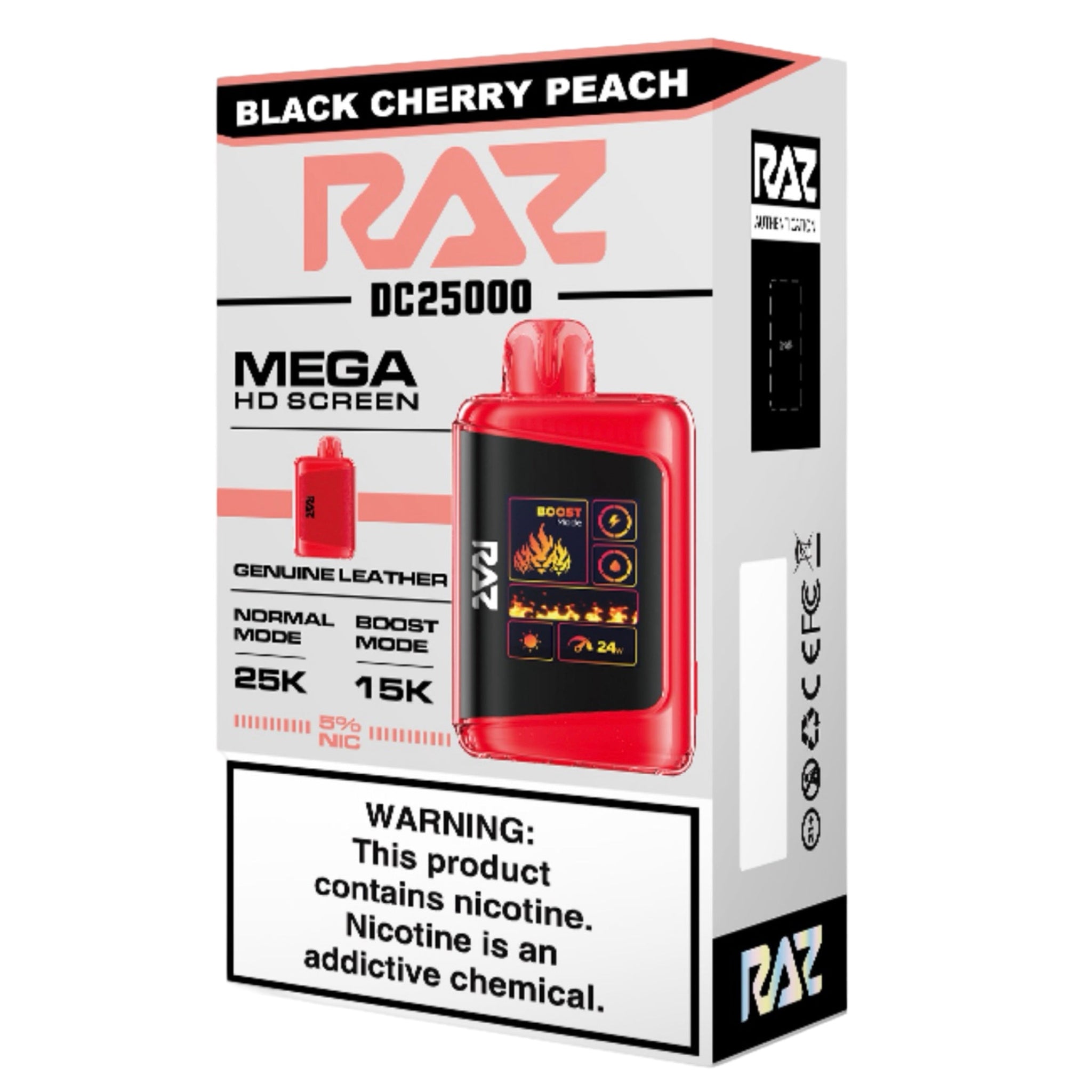 Black Cherry Peach - RAZ DC25000 Vape Device Review Black Cherry Peach - RAZ DC25000 Vape Device Review