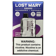 Laad de afbeelding in de galerijkijker, Aardbei Appel Zwarte Bes - Lost Mary OS5000 - Lustre Edition
