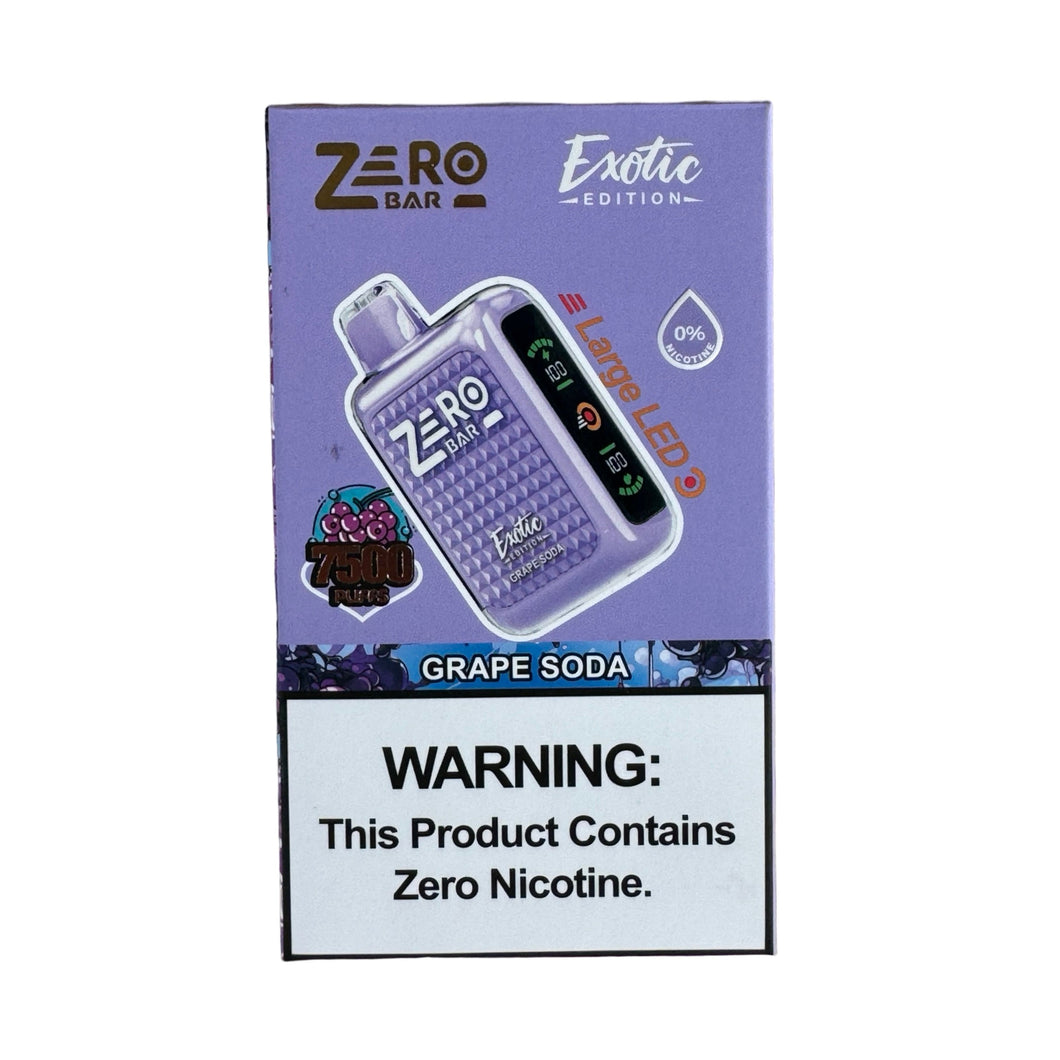 Grape Soda - Zero Bar - Édition Exotique - Zéro Nicotine