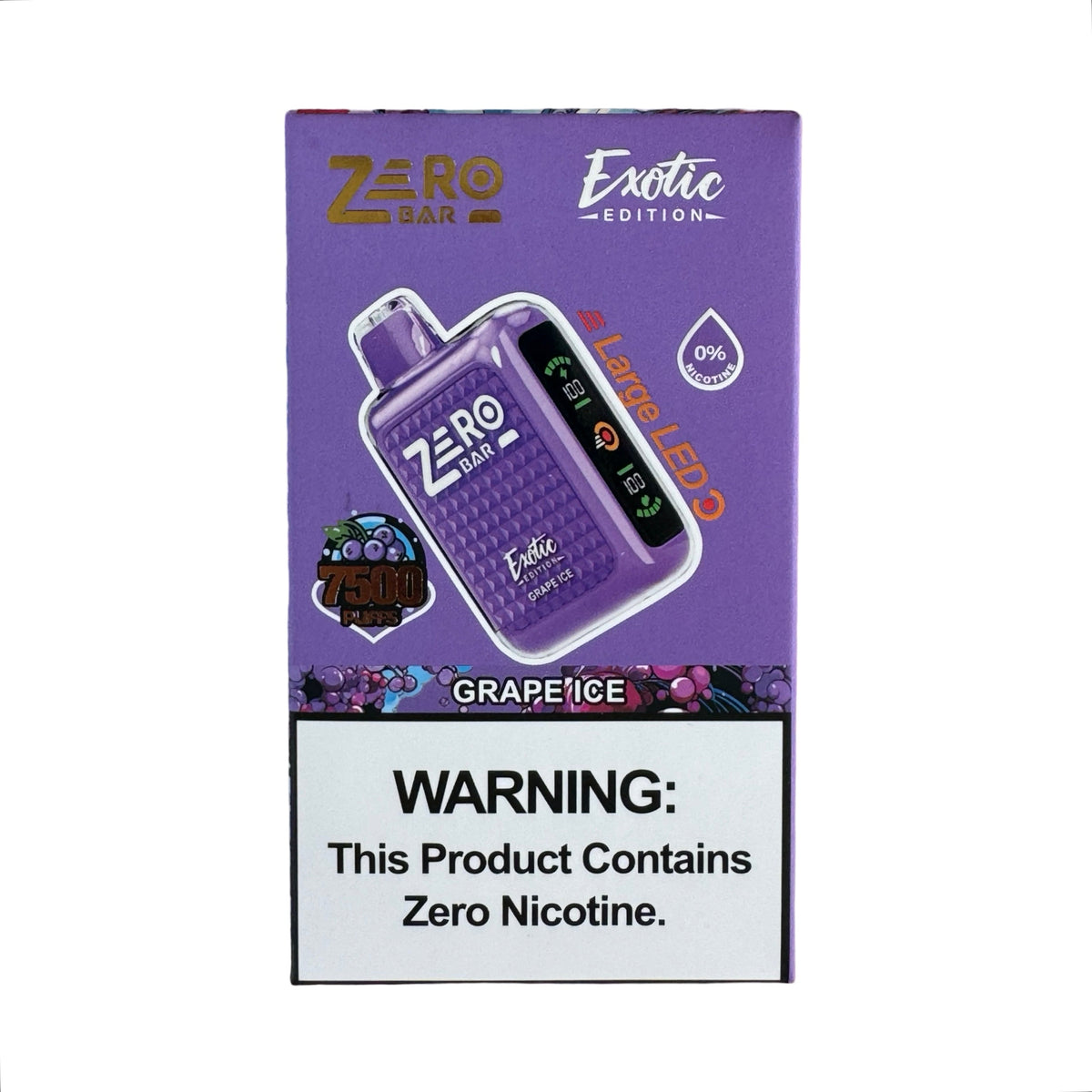 Grape Ice – Zero Bar – Exotic Edition – Zero Nicotine