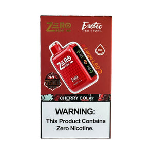 Cherry Cola - Zero Bar - Exotic Edition - Zero Nicotine Vape Cherry Cola - Zero Bar - Exotic Edition - Zero Nicotine Vape
