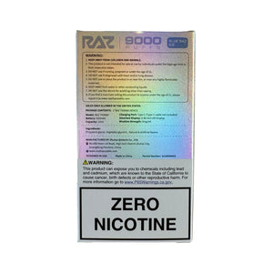 Blue Raz Ice - RAZ TN9000 - Geen nicotine