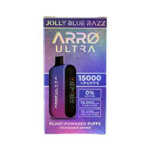 Laad de afbeelding in de galerijkijker, Jolly Blue Razz-Arro Ultra 15000-nul
