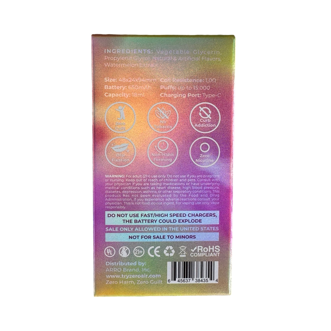 Load image into Gallery viewer, Lush Ice - Arro Ultra 15000 - Zero Nicotine
