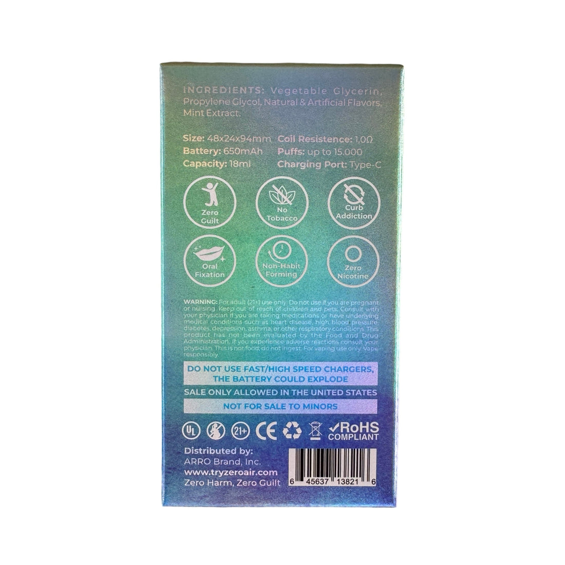 Încarcă imaginea în vizualizatorul Galeriei, Magic Mint - Arro Ultra 15000 - Zero Nicotină
