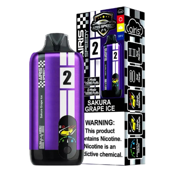 Sakura Grape Ice - Airis - Speedy 15000 - 15k Vapes