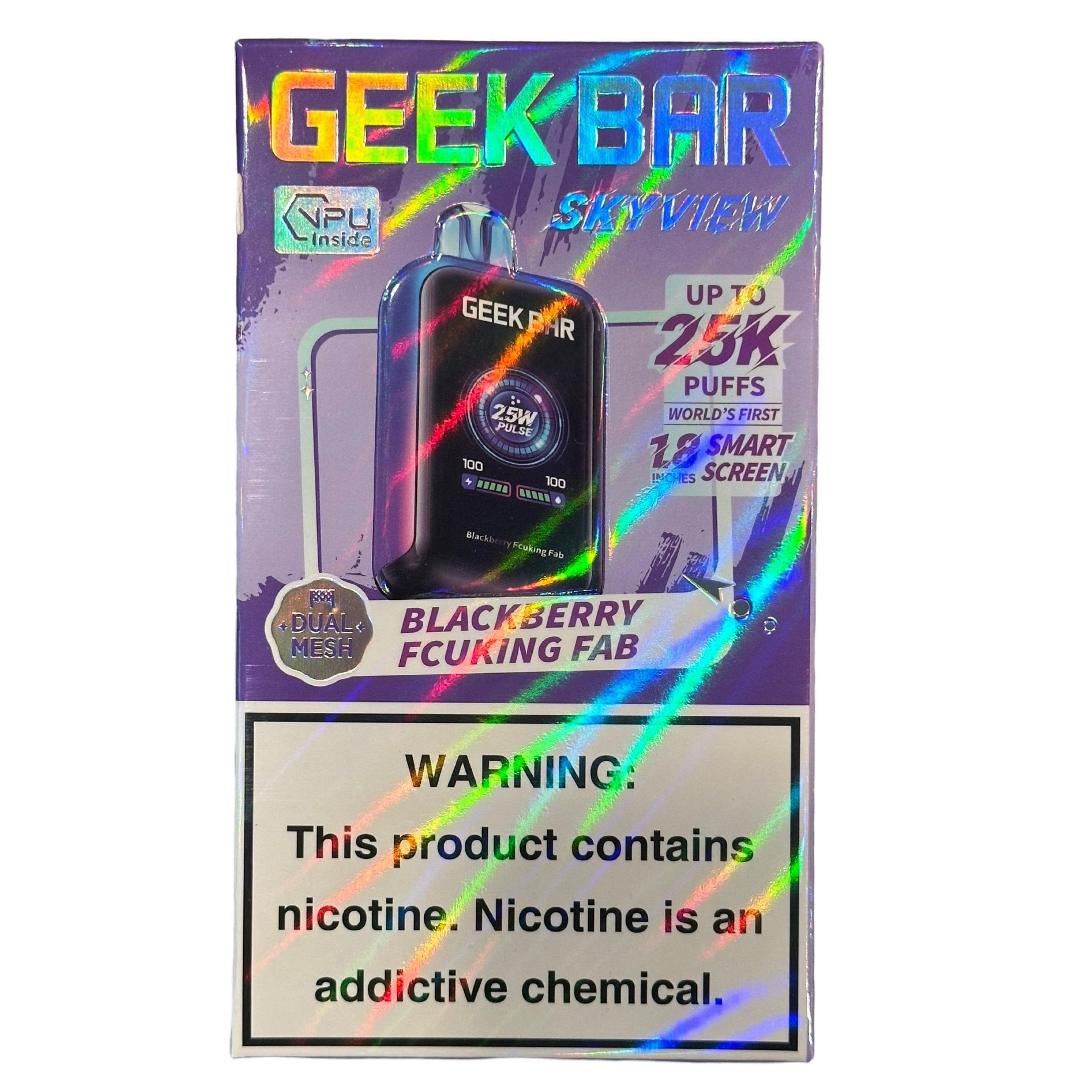 Blackberry Fcuking Fab - Geek Bar Skyview 25000