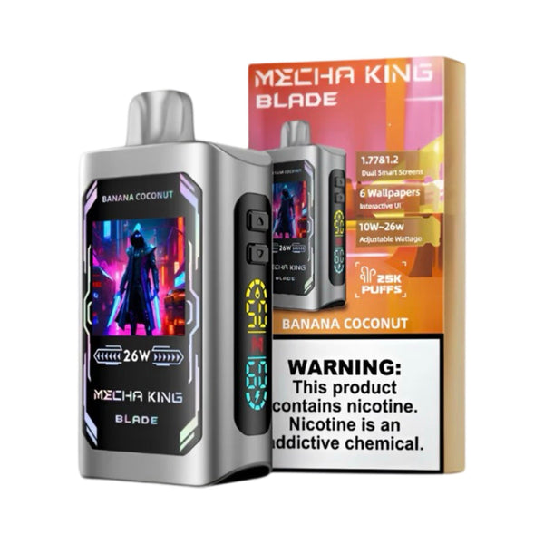 Banana Coconut - Mecha King - Blade 25000 - 25K Vapes