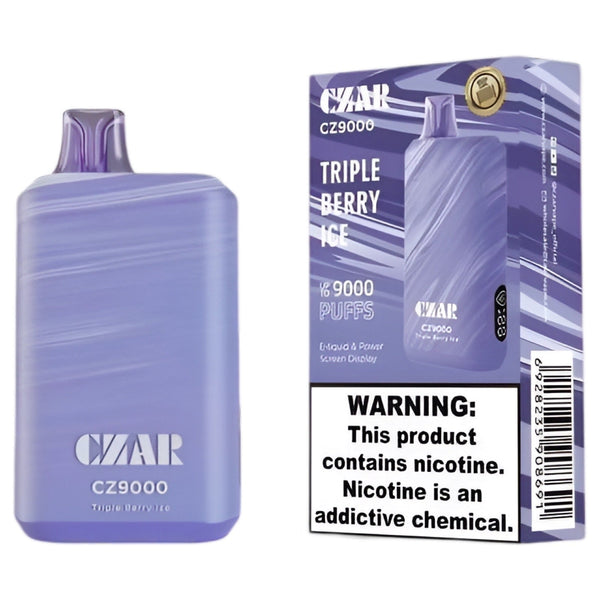 Trojitá bobuľová zmrzlina - CZAR CZ9000 - 8500 náustkových vape zariadení