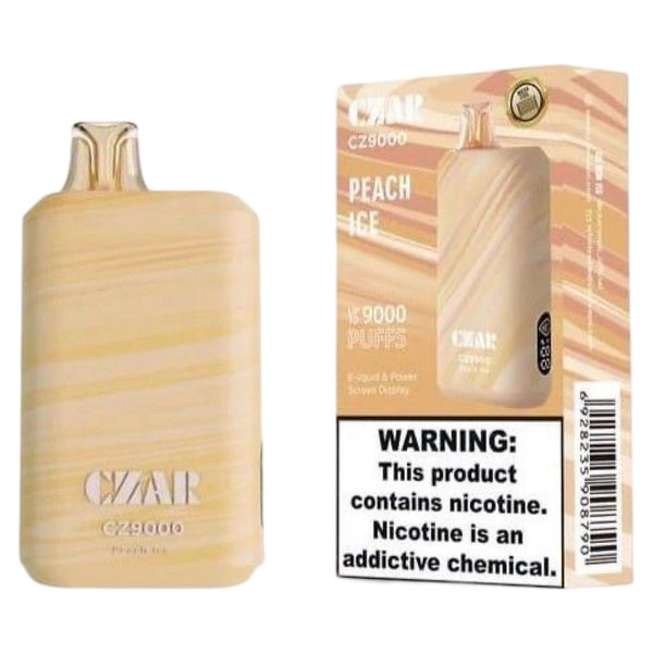 Broskyňový ľad - CZAR CZ9000 - 8500 náustkových vape zariadení