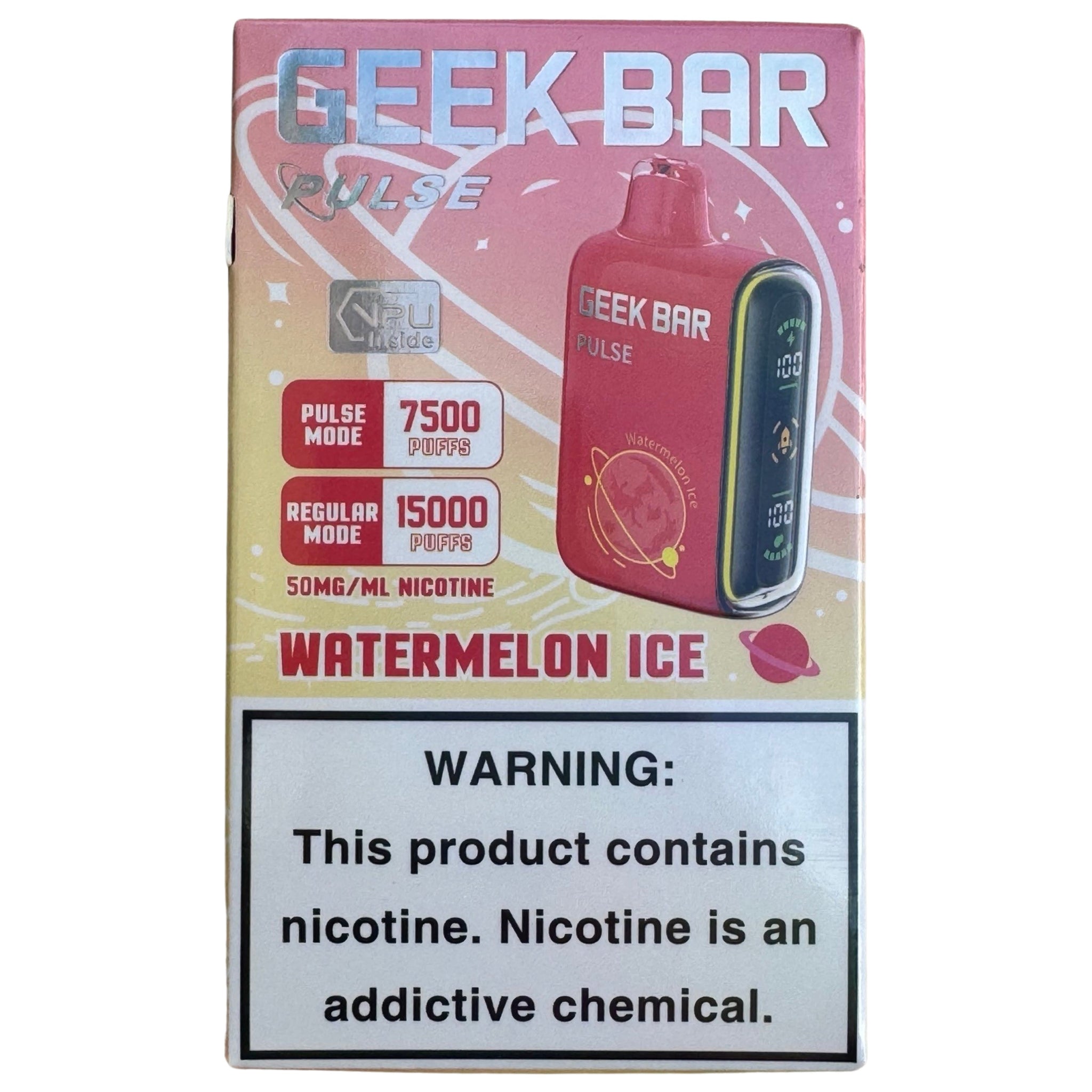 Watermelon Ice Geek Bar Pulse 15000 | Vaping Device Geek Bar Watermelon Ice Geek Bar Pulse 15000 | Vaping Device Geek Bar