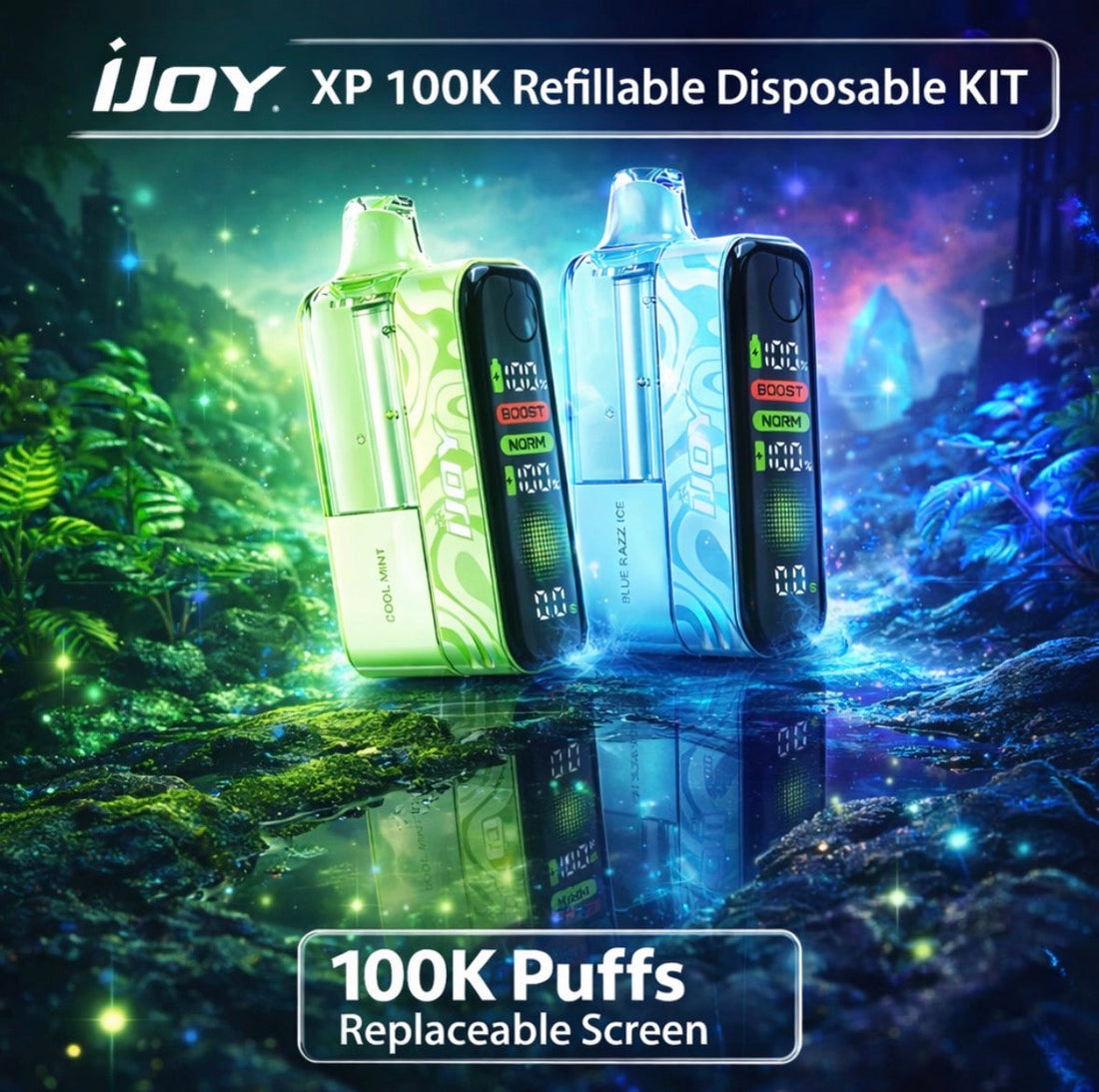 Load image into Gallery viewer, iJoy XP 100K Refillable Disposable KIT TEXAS COMPLIANT
