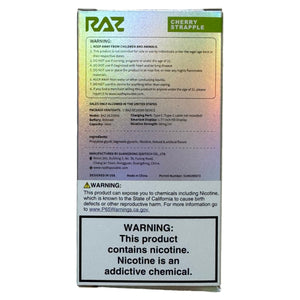 Cherry Strapple - RAZ DC25000 Vape Pod for Flavor Lovers Cherry Strapple - RAZ DC25000 Vape Pod for Flavor Lovers