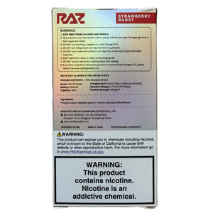 Strawberry Burst - RAZ DC25000: Ultimate Vaping Delight Strawberry Burst - RAZ DC25000: Ultimate Vaping Delight