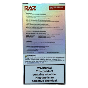 Watermelon Ice - RAZ DC25000: Ultimate Vaping Experience Watermelon Ice - RAZ DC25000: Ultimate Vaping Experience