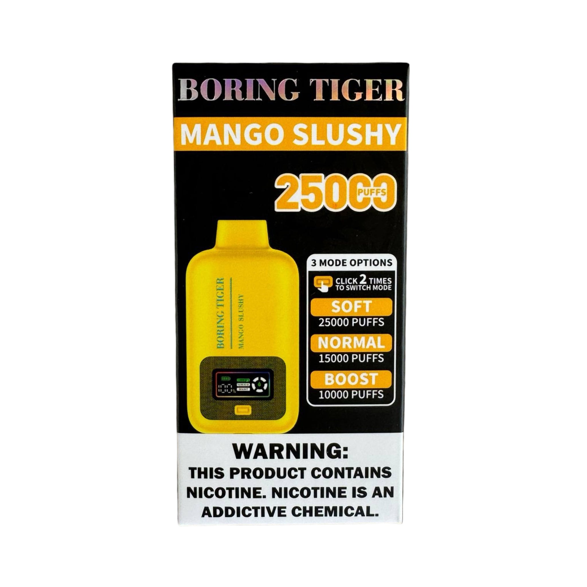 Mango Slushy | Disposable Vape Luffbar Boring Tiger Mango Slushy | Disposable Vape Luffbar Boring Tiger