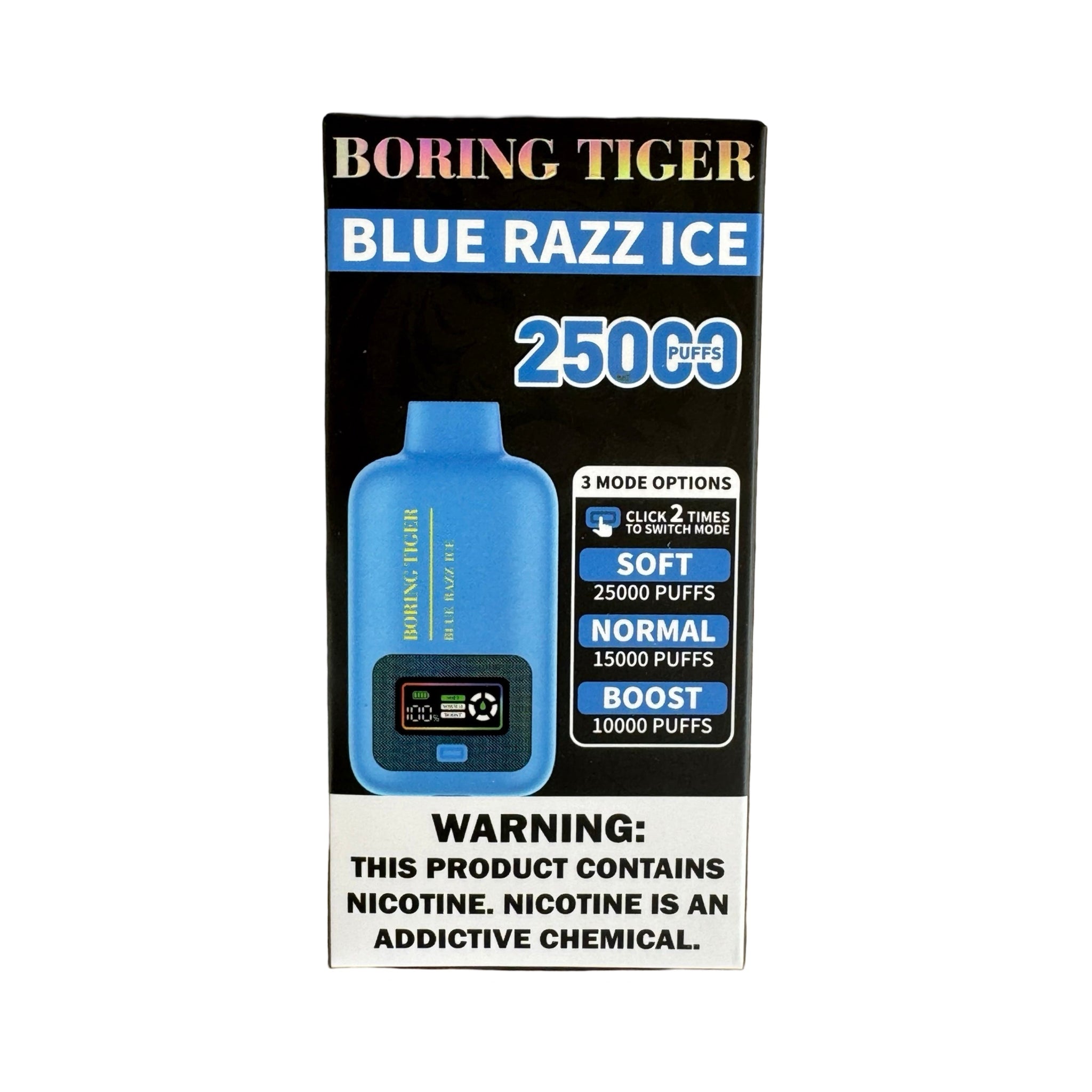 Blue Razz Ice | Disposable Vape Luffbar Boring Tiger Blue Razz Ice | Disposable Vape Luffbar Boring Tiger
