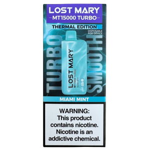 Miami Mint - Lost Mary MT15000 Turbo Thermal-editie