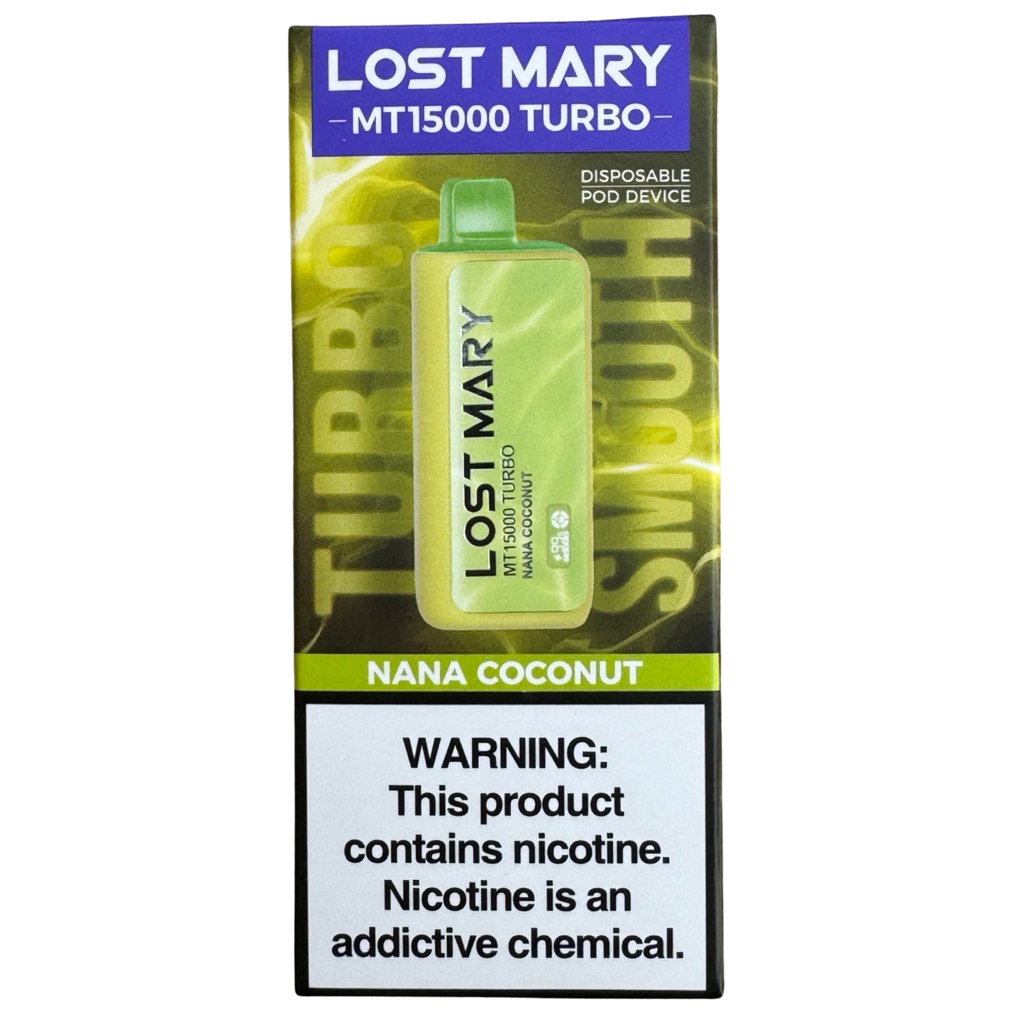 Nana Coconut Lost Mary MT15000 Turbo | Disposable Vape Lost Mary Nana Coconut Lost Mary MT15000 Turbo | Disposable Vape Lost Mary