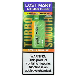 Citrus Sunrise – Lost Mary MT15000 Turbo Thermal Edition