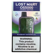 Indlæs billede i gallerifremviser, Blueberry Watermelon - Lost Mary OS5000 - Cosmic Edition 7500 Puffs
