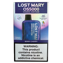 Laad de afbeelding in de galerijkijker, Berry Cherry - Lost Mary OS5000 - Cosmic Edition 7500 Rookwolken
