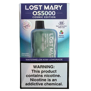 Arbūzų kivių limonadas – Lost Mary OS5000 – „Cosmic Edition 7500 Puffs“