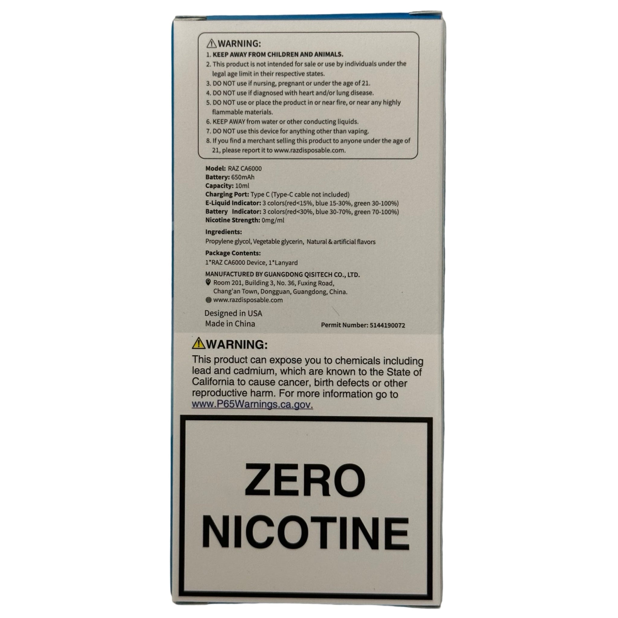 RAZ CA6000 Peach Pear Zero Nicotine | RAZ RAZ CA6000 Peach Pear Zero Nicotine | RAZ