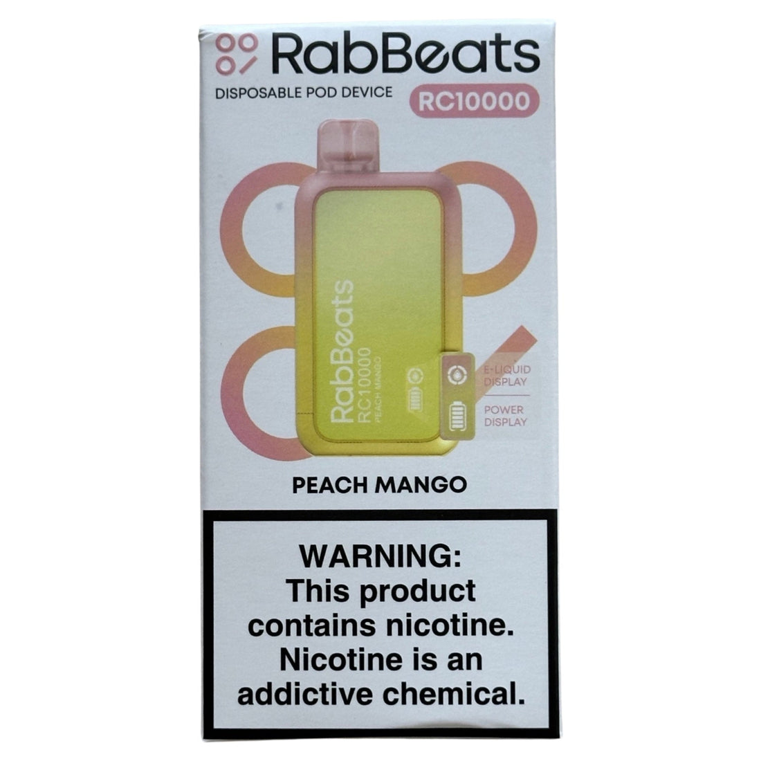 Load image into Gallery viewer, Peach Mango - RabBeats RC10000 by Lost Mary
